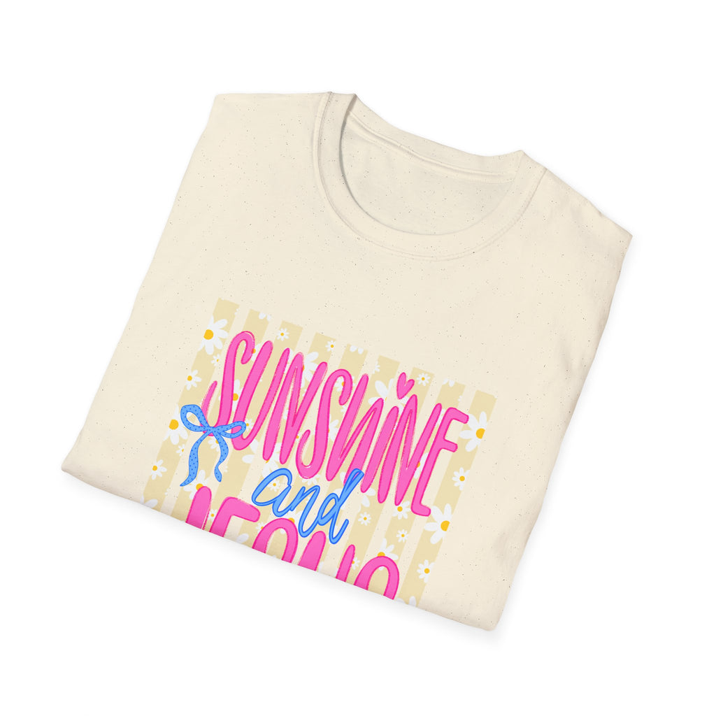 Sunshine and Jesus T-Shirt — Bright Christian Faith Graphic Tee