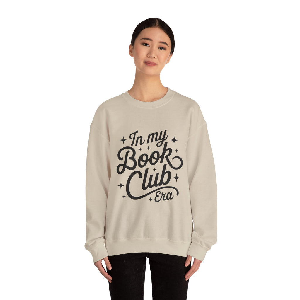 Book Club Crewneck Sweatshirt — "In My Book Club Era" Cozy Reader Pullover
