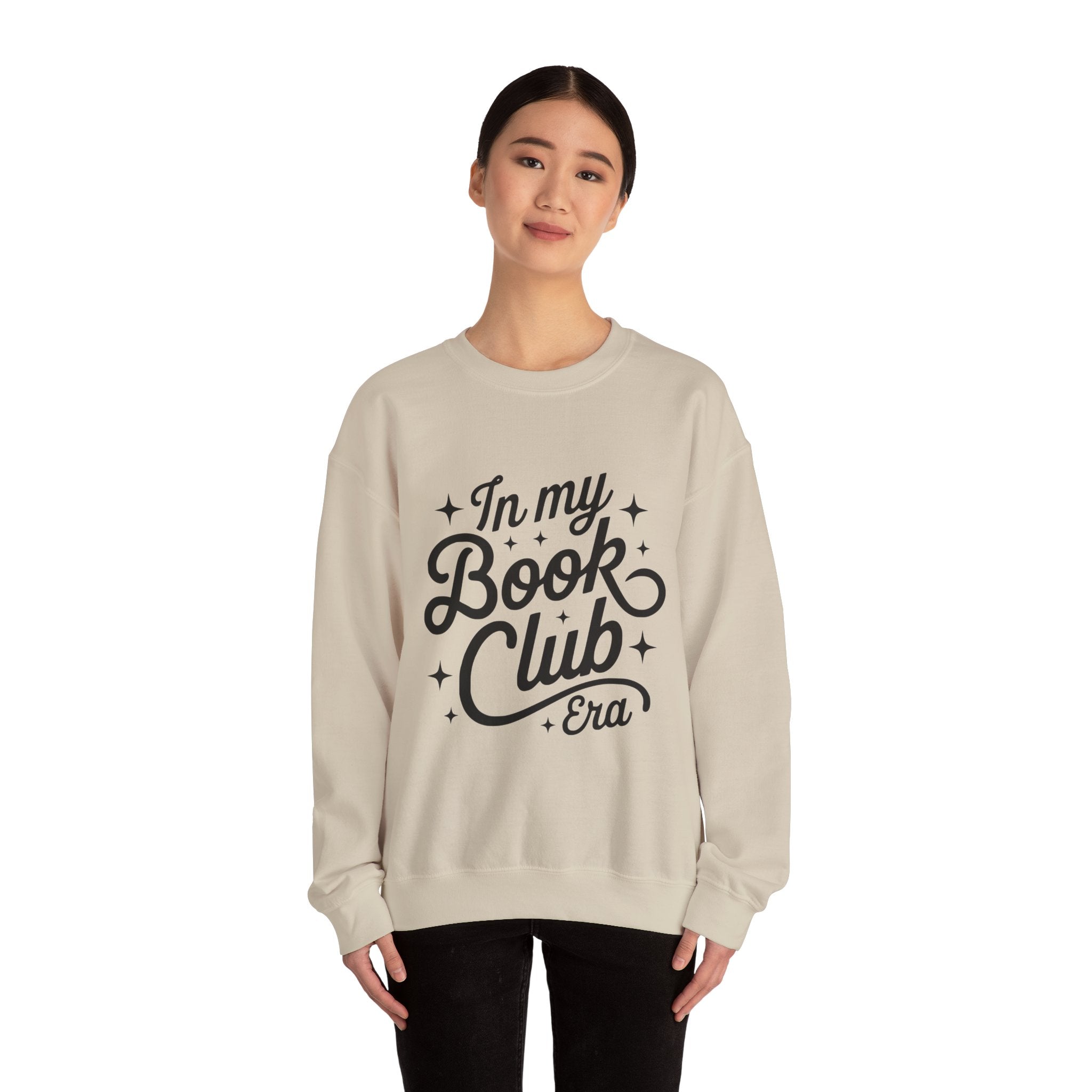 Book Club Crewneck Sweatshirt — "In My Book Club Era" Cozy Reader Pullover
