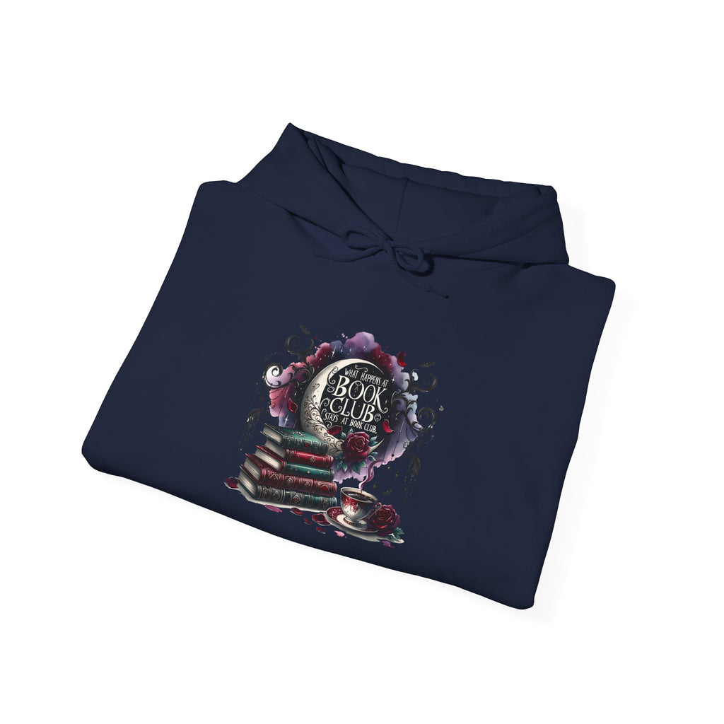 Gothic Bookstack Hoodie – "Read the Dark" Literary Mystery Sweatshirt