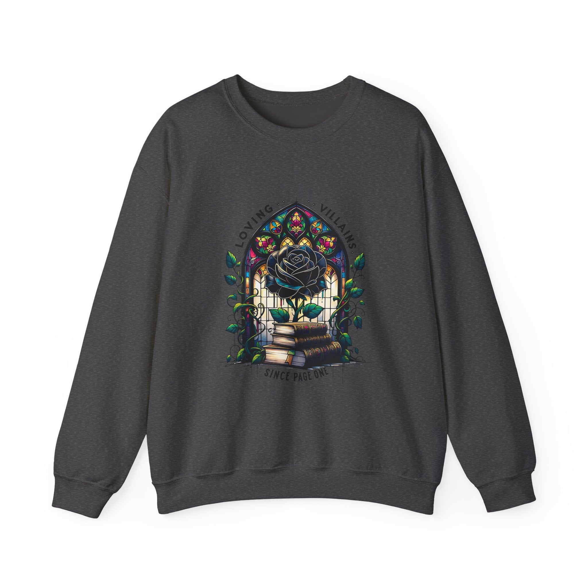 Villains Loving Rose Crewneck Sweatshirt