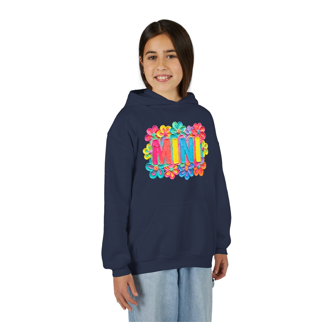Youth Hoodie — "MINI" Colorful Floral Kids Pullover