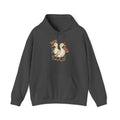 Duck & Goose Hoodie — Cute Waterfowl Graphic Pullover ("Duck Duck" Front, "Goose" Back)