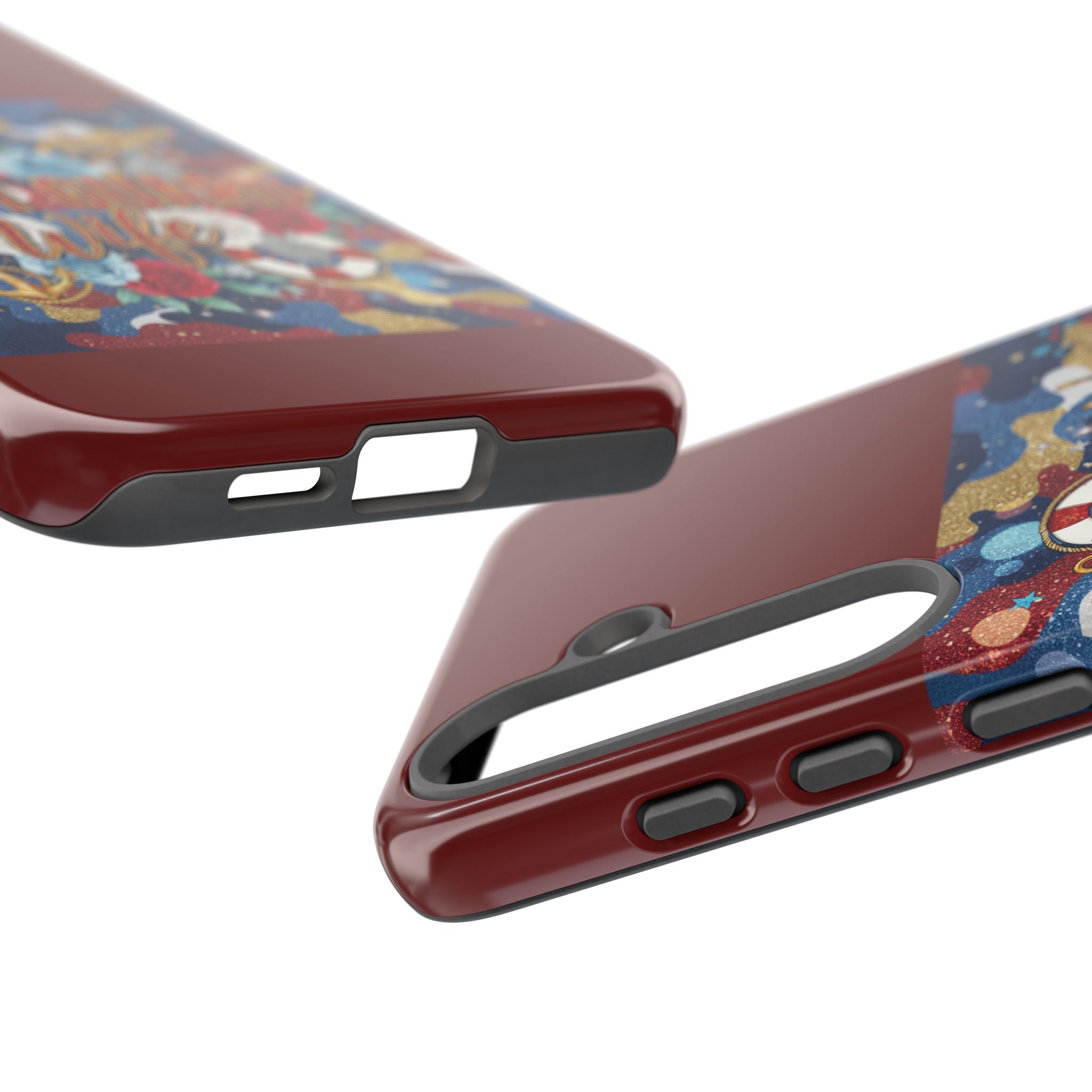 Coast Guard Wife Tough Phone Case — Patriotic Anchor & Lifebuoy Design