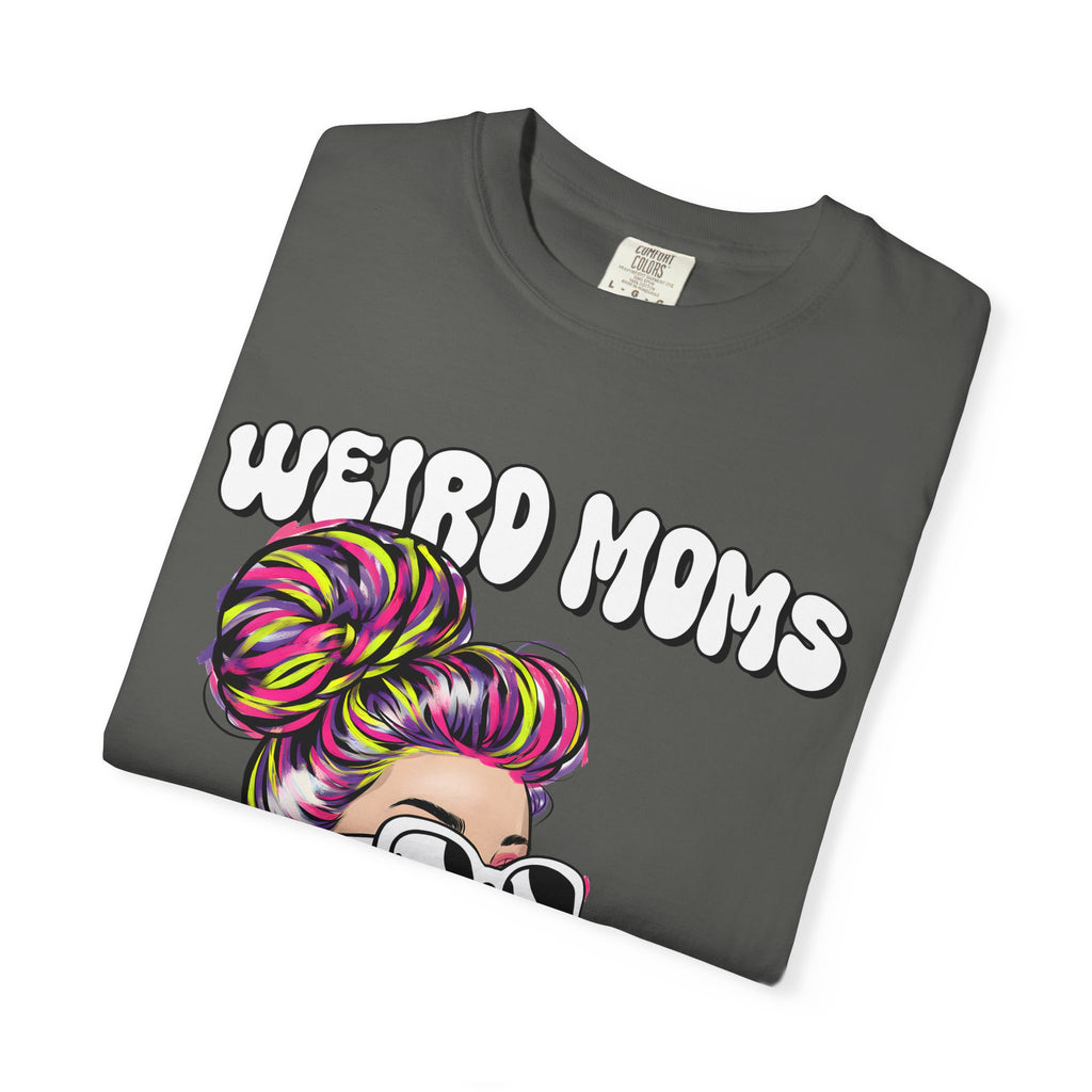 Weird Moms Homeschool Graphic T-Shirt — Retro Pop Art Mom Tee