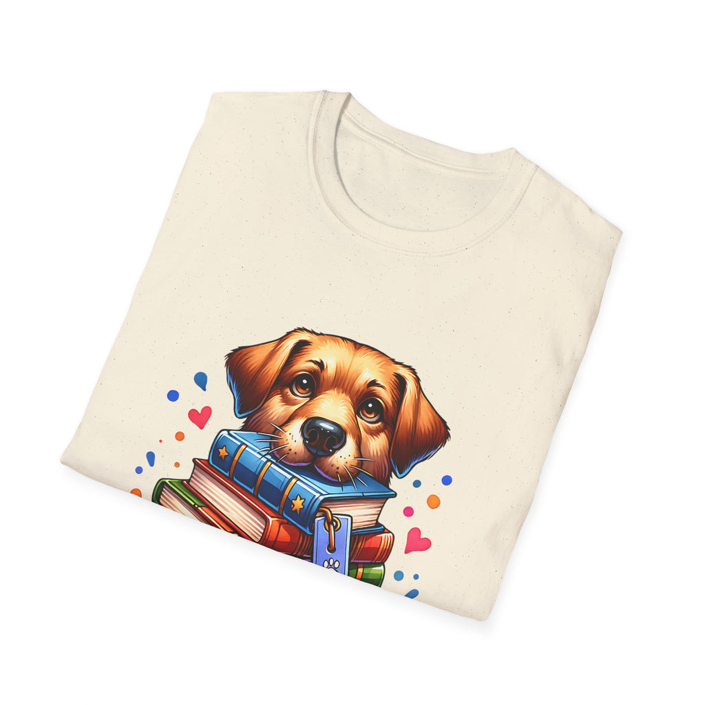 Dog Ate My Homework T-Shirt — Cute Puppy Book Lover Tee