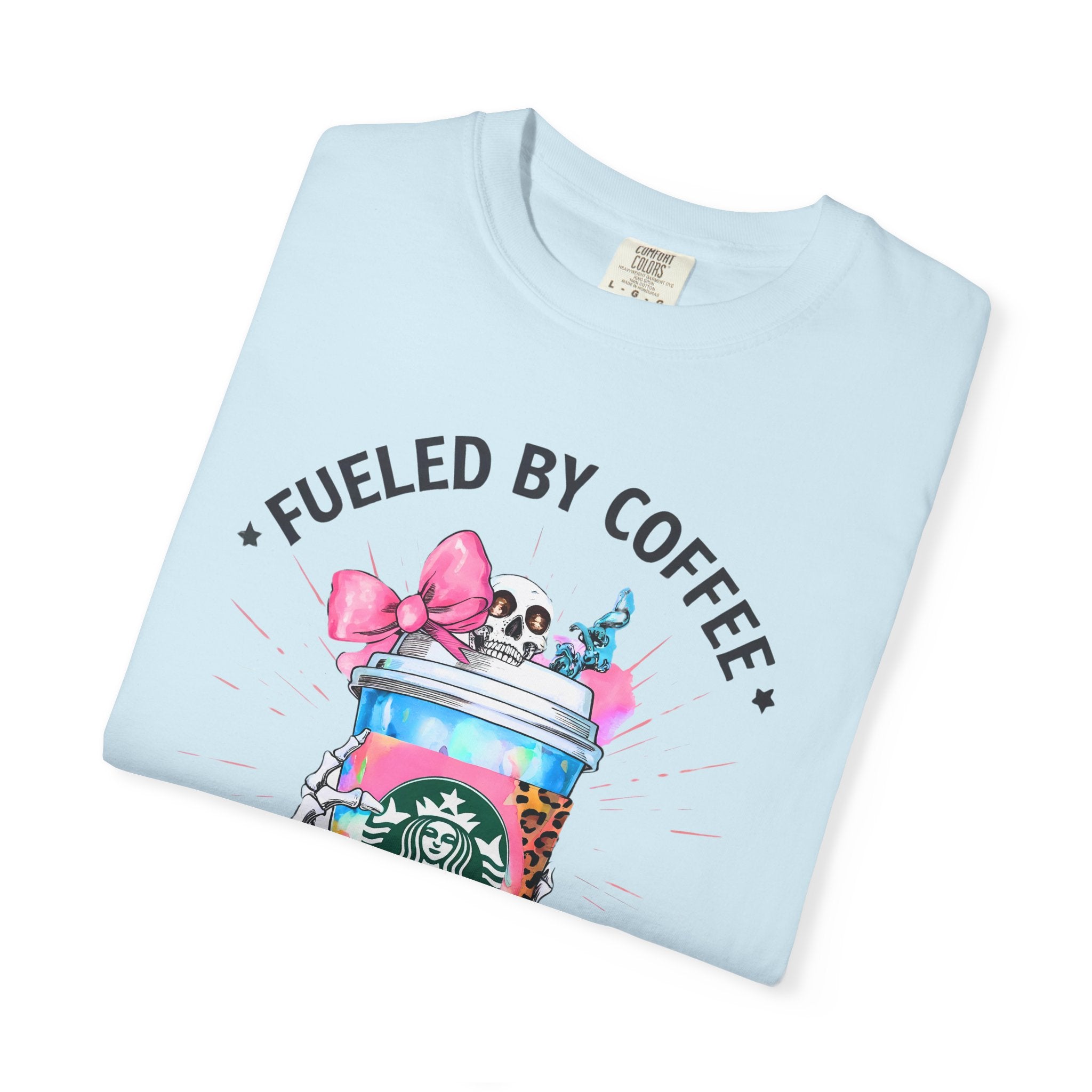 Fueled by Coffee and Ambition Graphic T-Shirt