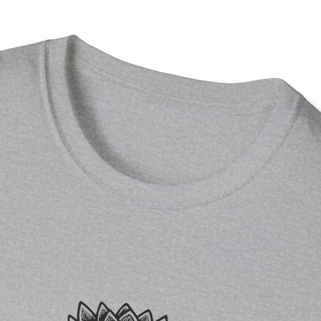 T-Shirt — "Just a Girl Who Loves Books" Floral Succulent Stack