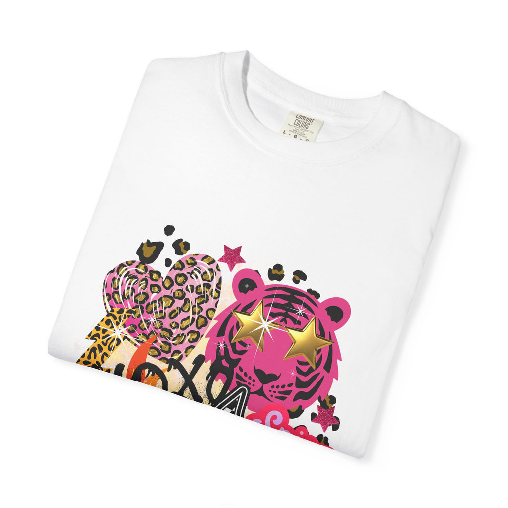 Graphic T-Shirt — Bold Pink Collage 'Spicy' Streetwear Tee
