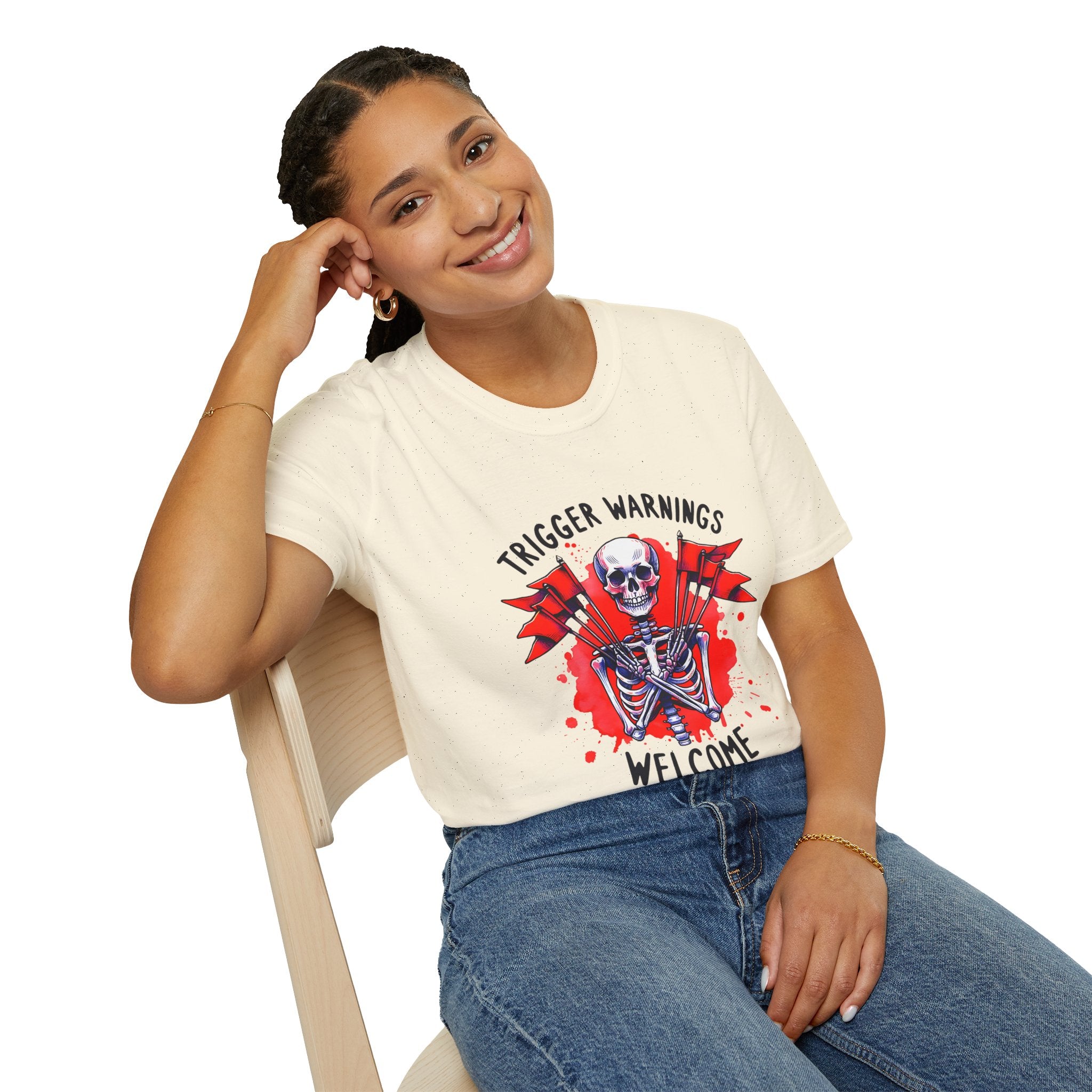 Trigger Warnings Welcome Skeleton T-Shirt