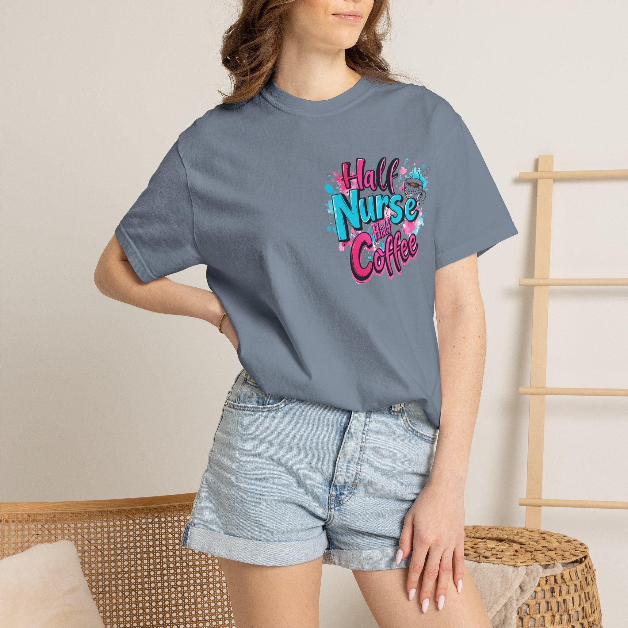 Half Nurse Half Coffee T-Shirt