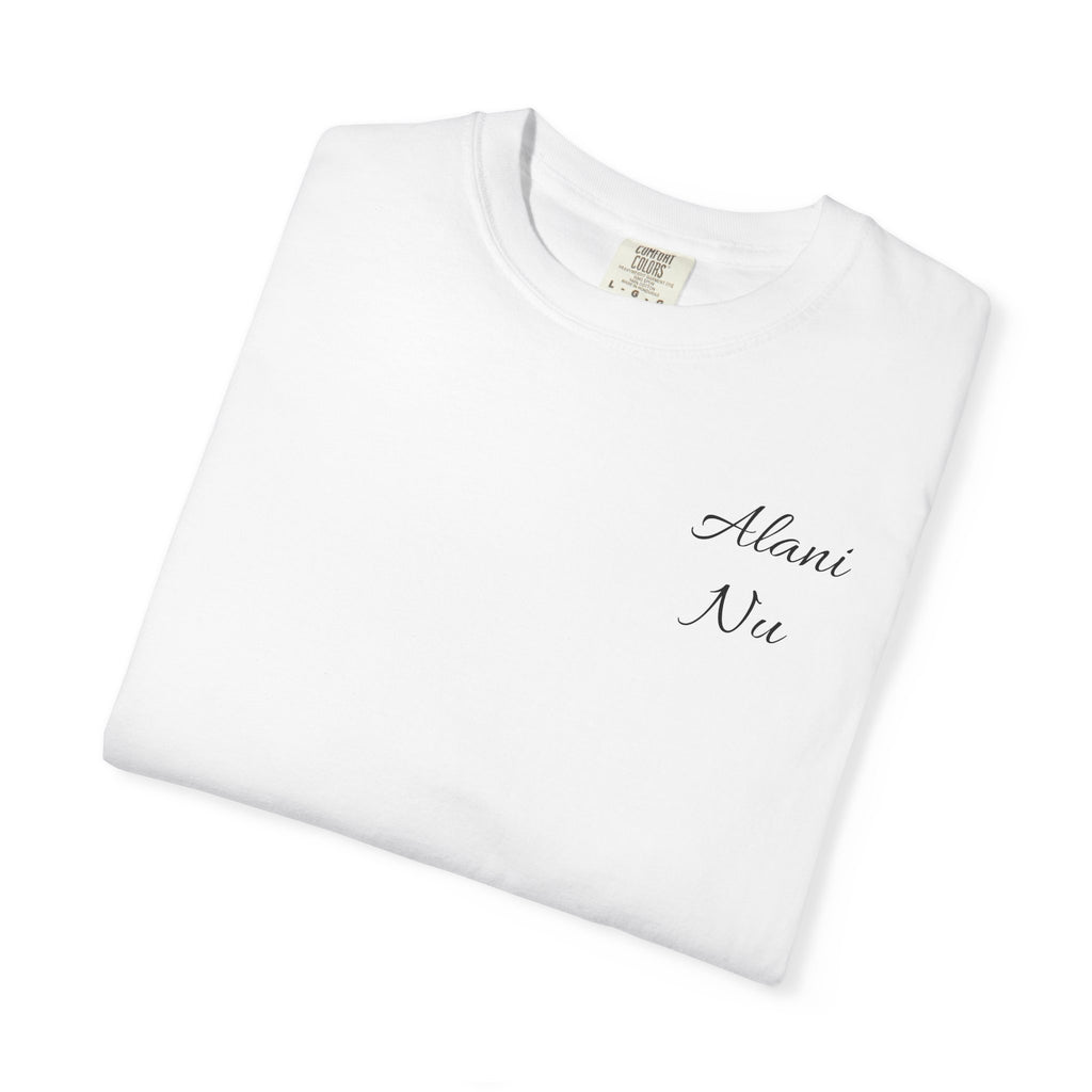 Graphic T-Shirt — Retro Tattoo Collage with 'Aloha Nui' Can