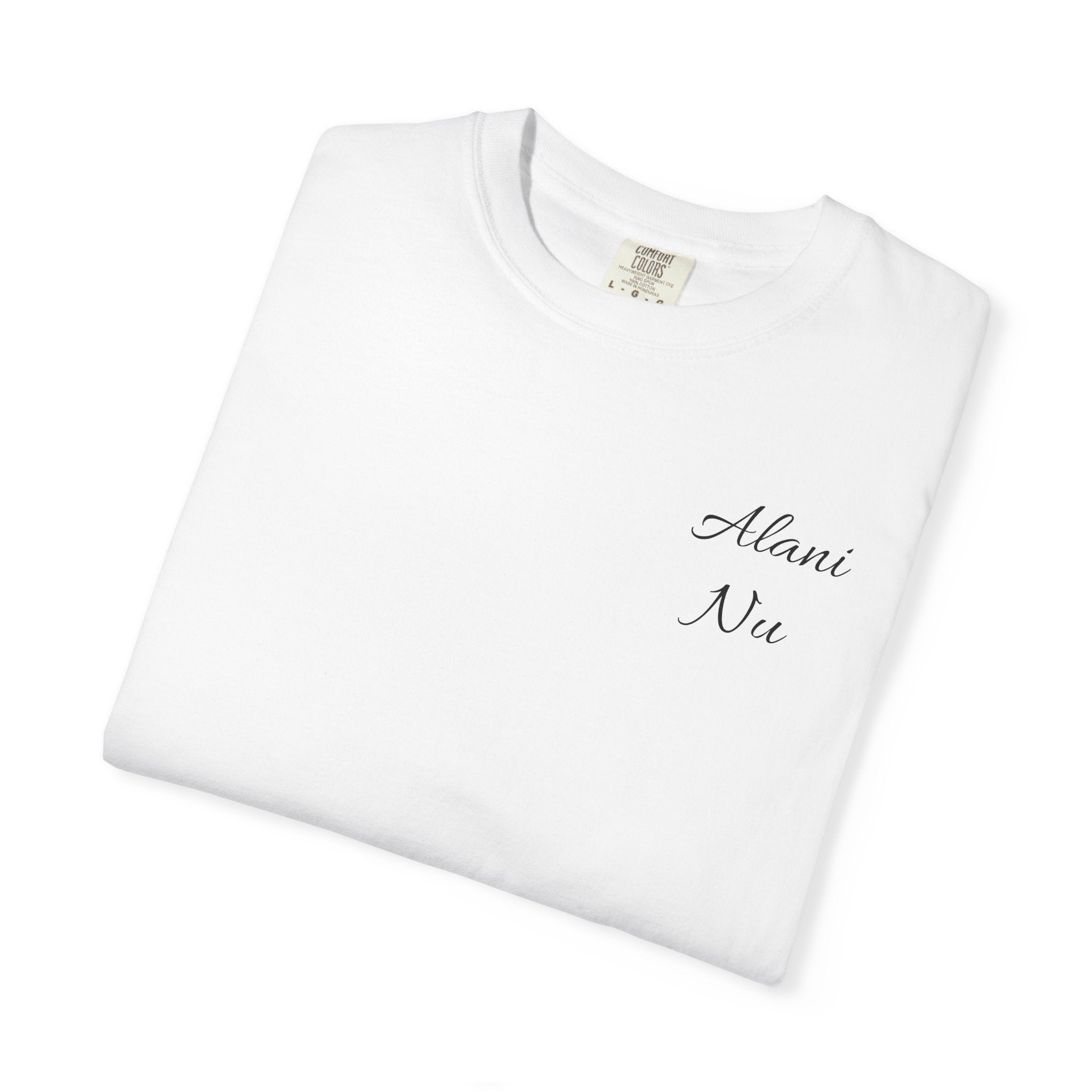 Graphic T-Shirt — Retro Tattoo Collage with 'Aloha Nui' Can