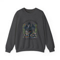 Book Dragon Crewneck Sweatshirt — "It's Not Hoarding If It's Books" Cozy Reader Pullover