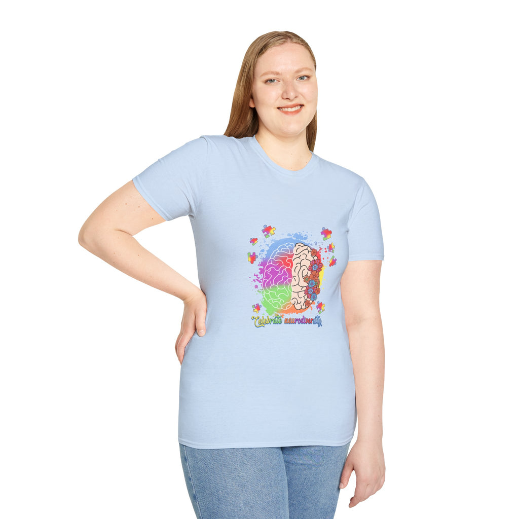 Autism Awareness Brain Puzzle T-Shirt