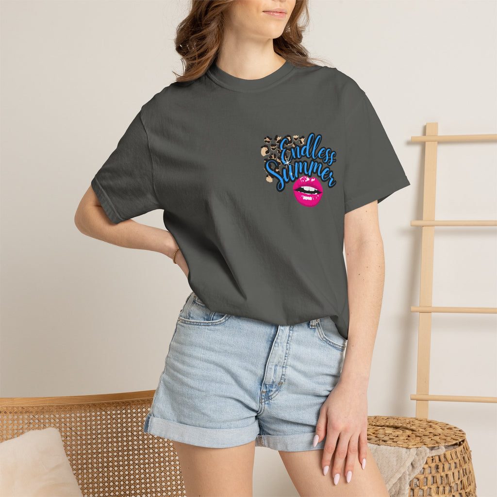 Endless Summer T-Shirt — Retro Lip & Ice Cream Graphic Tee