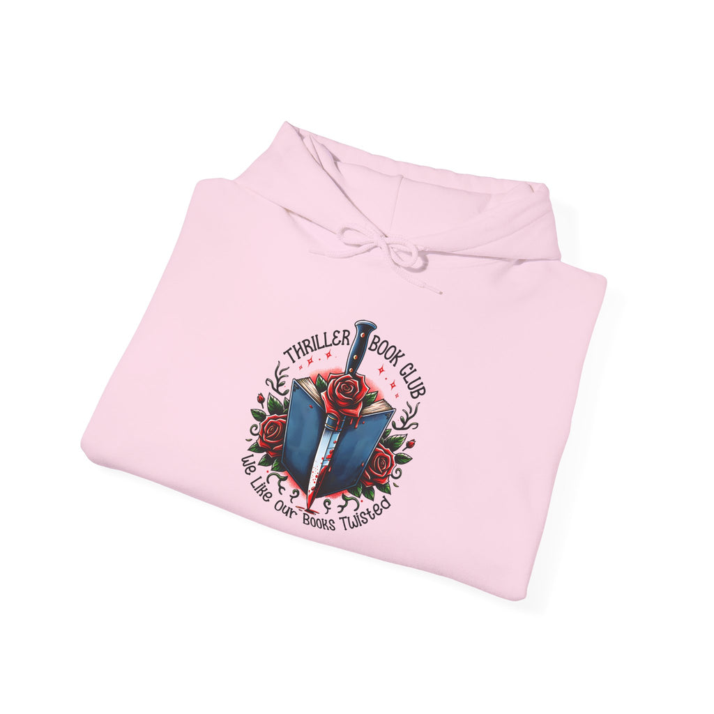 Book Club Hoodie — "The Thrillers Book Club" Cozy Reading Sweatshirt