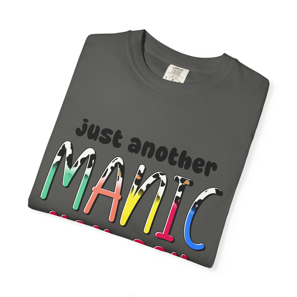 Mom-Day Graphic T-Shirt — "Just Another Manic Mom-Day" Colorful Mother's Day Tee
