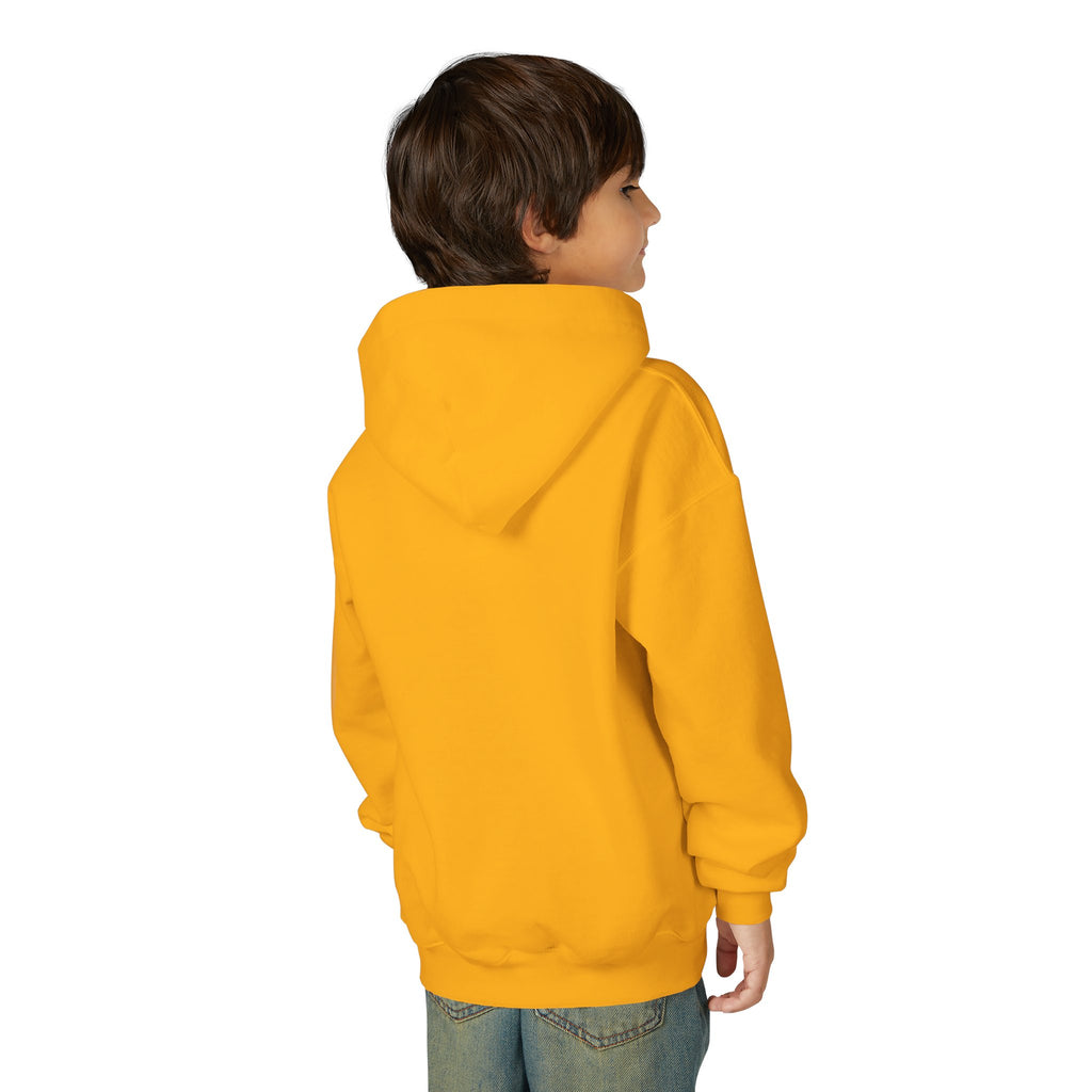 Youth Camo Baseball Crest Hoodie – Camouflage Bat & Home Plate Graphic