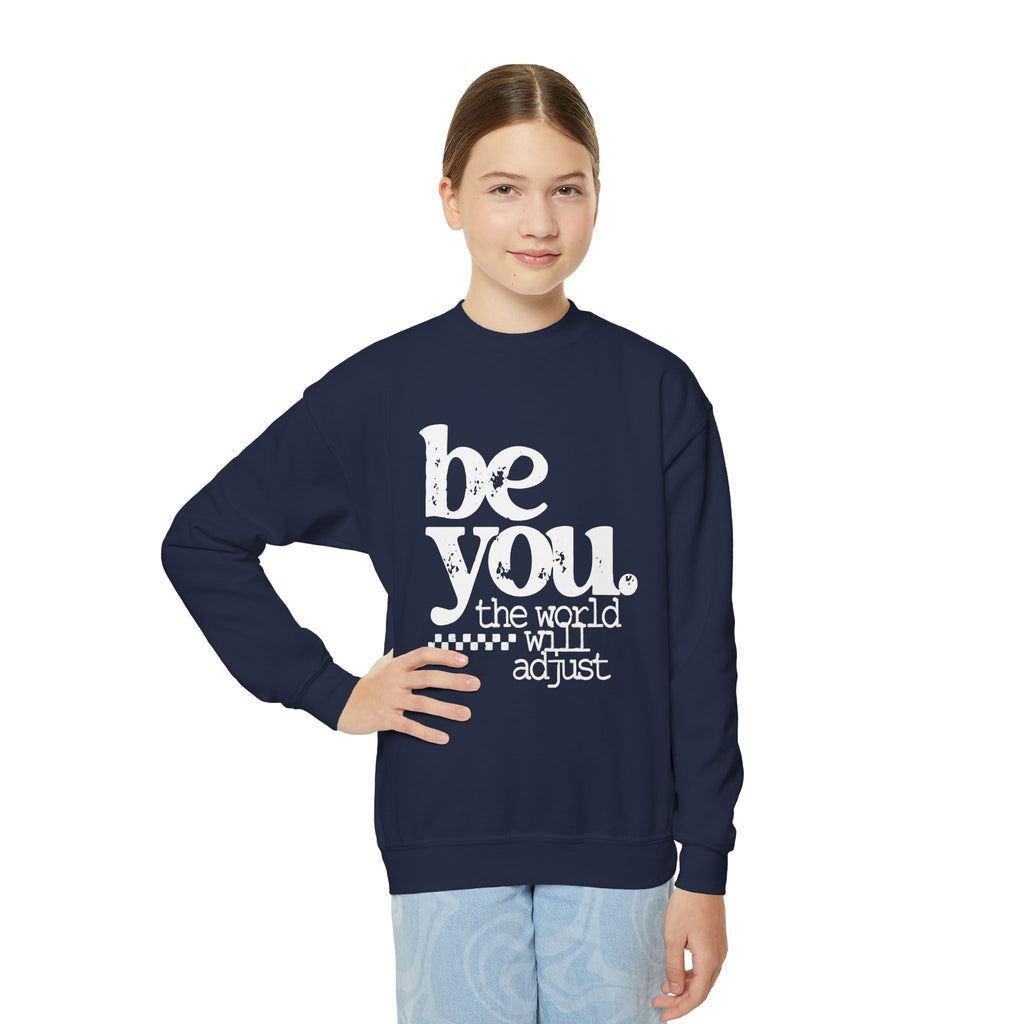 Youth Crewneck Sweatshirt — Classic White Kids Pullover
