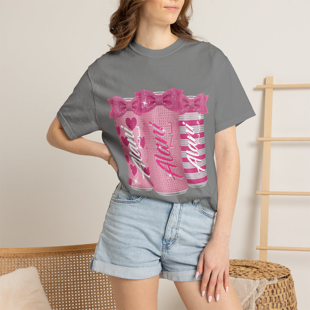 Aloha Pink Sparkle Soda Can T-Shirt