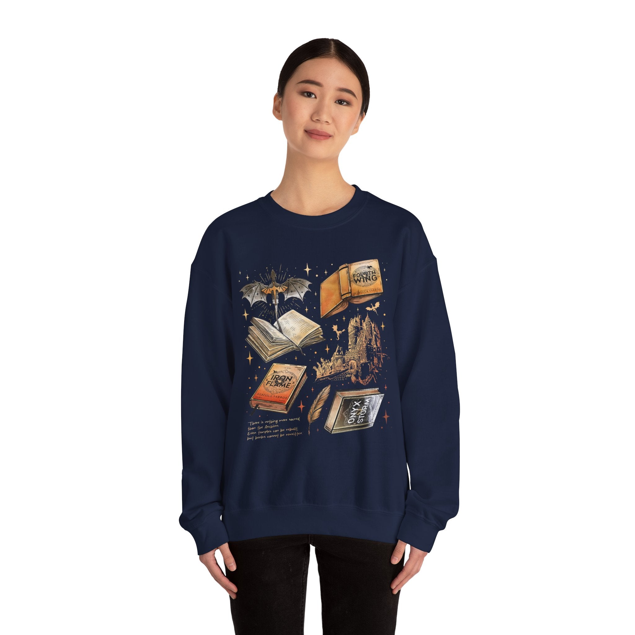 Bookish Dragon Crewneck Sweatshirt