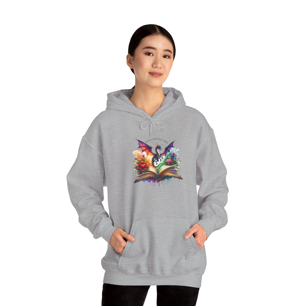 Fantasy Dragon Book Hoodie – Colorful Magic Storybook Sweatshirt