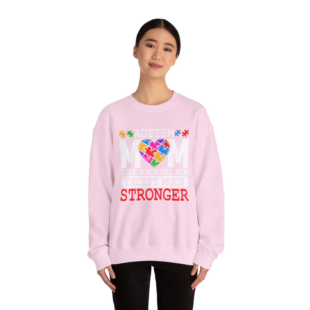 Autism Puzzle Heart Sweatshirt — STRONGER Support Crewneck