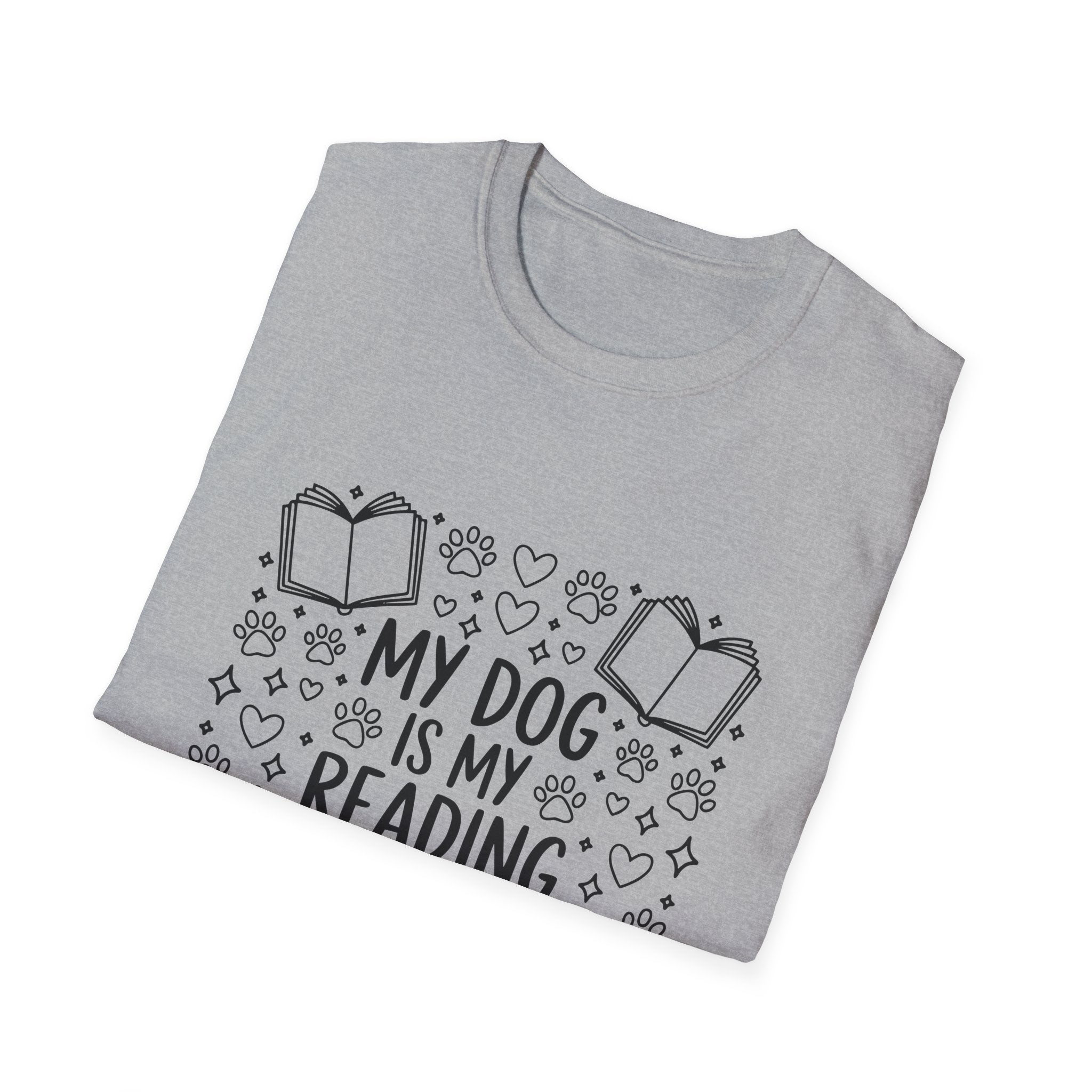 My Dog Is My Reading Buddy T-Shirt — Cute Book Lover & Dog Mom Tee