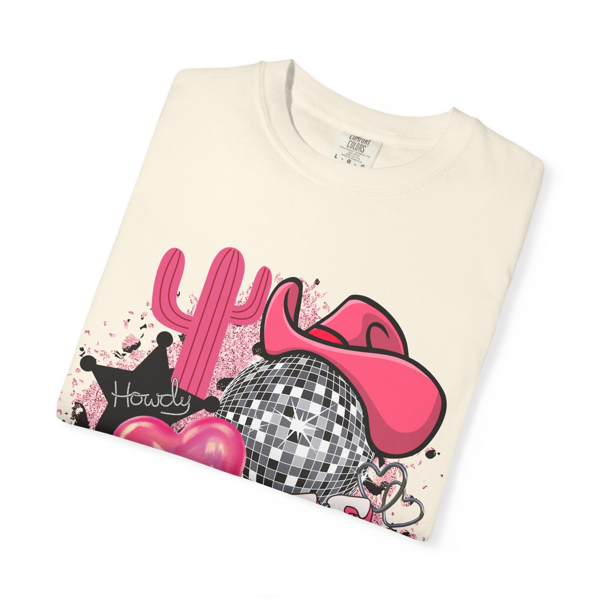 Yee Haw Pink Cowboy Graphic T-Shirt