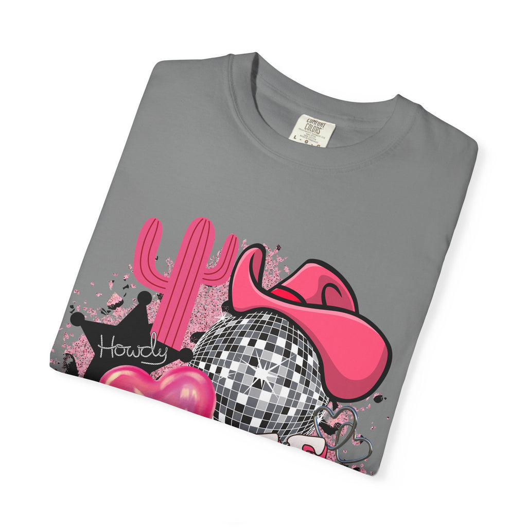 Yee Haw Pink Cowboy Graphic T-Shirt
