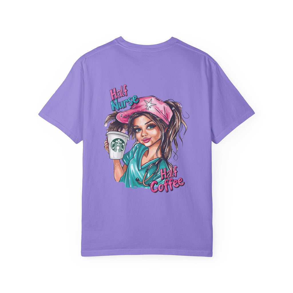 Half Nurse Half Coffee T-Shirt