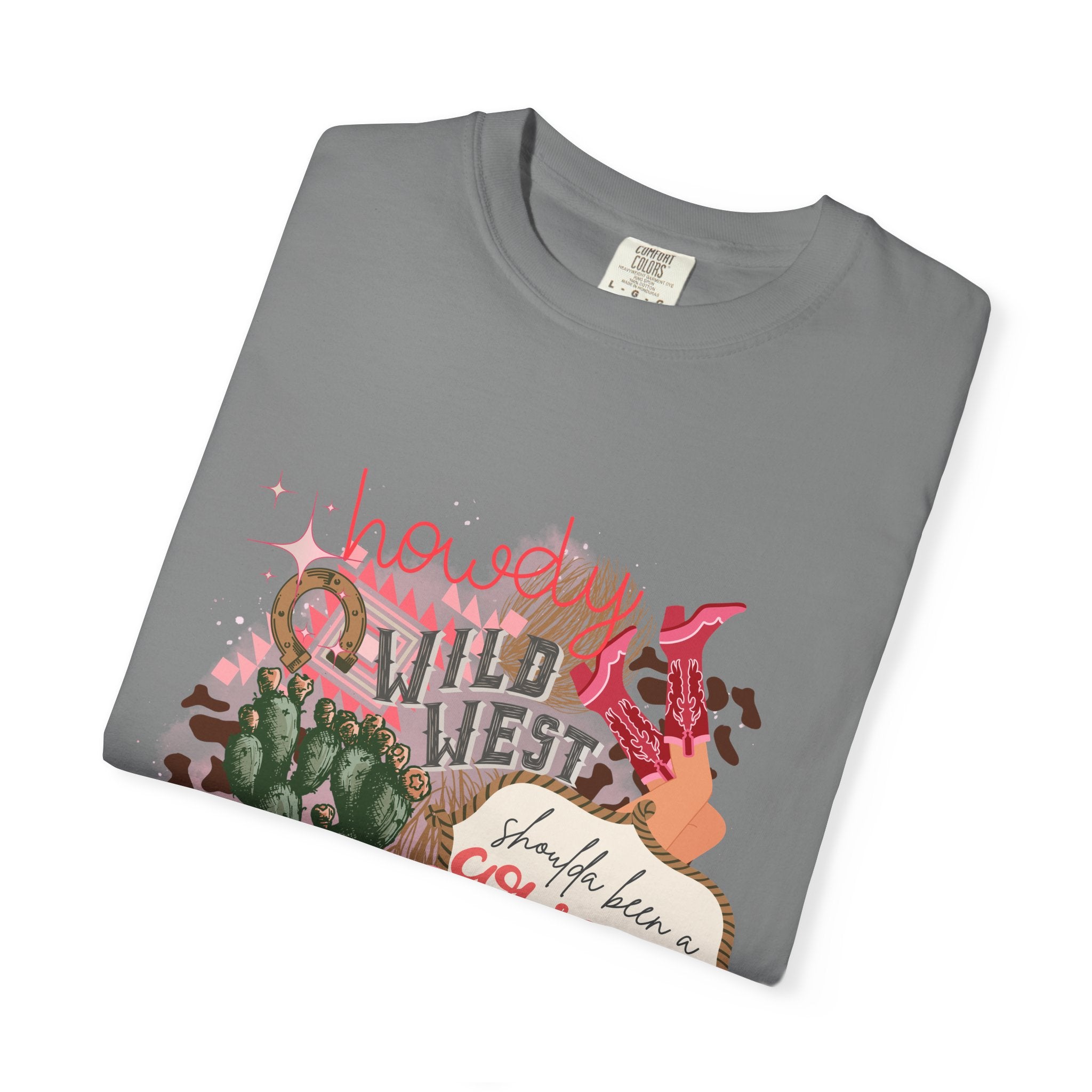 Cowgirl Country Music T-Shirt — Wild West Floral "Howdy" Graphic Tee