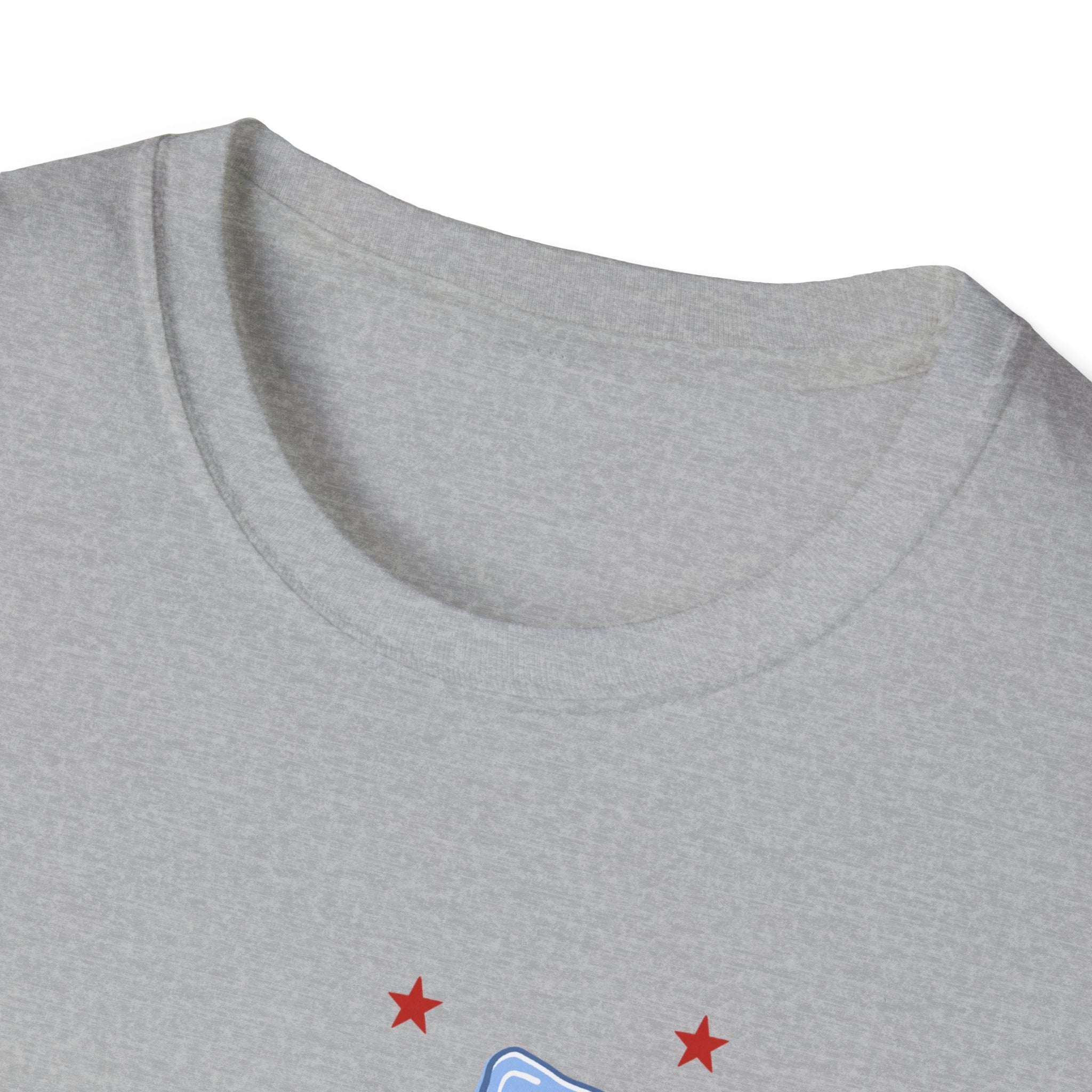 Double-sided American Honey T-Shirt — Patriotic Red White Blue Bow Tee