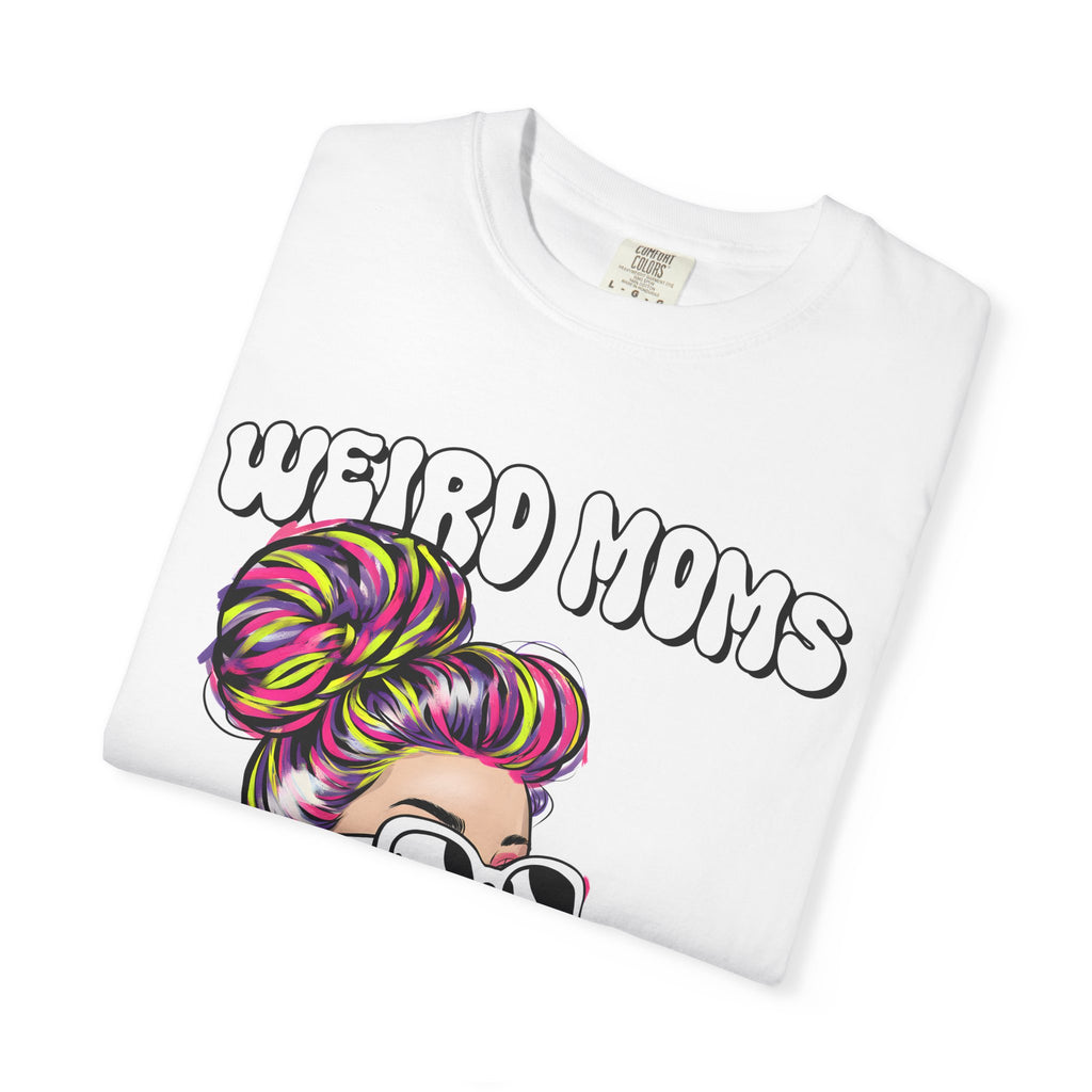 Weird Moms Homeschool Graphic T-Shirt — Retro Pop Art Mom Tee