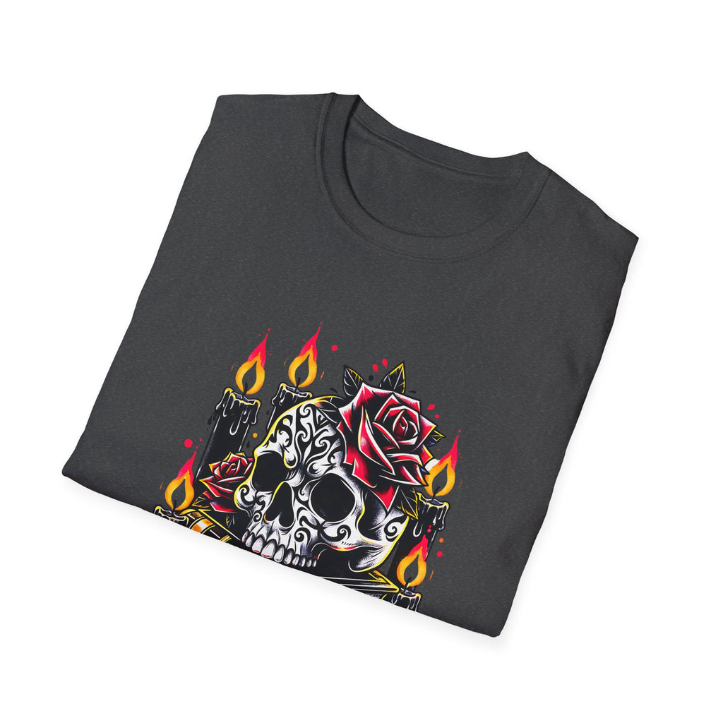 Skull & Roses Tee — 'You Had Me at Forever' Gothic Graphic T-Shirt
