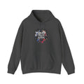 Trigger Warning Graphic Hoodie — Edgy Drip Paint Design