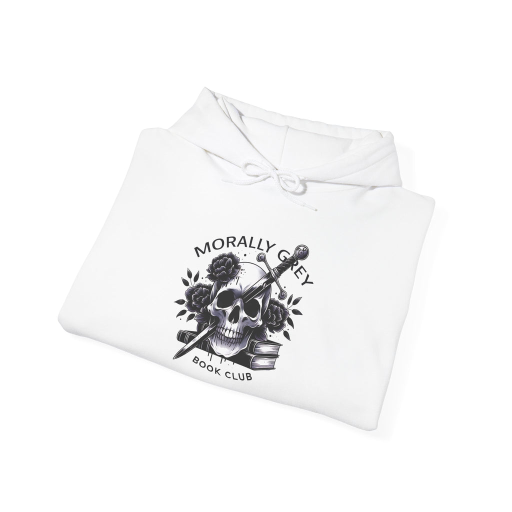 Morally Gray Book Club Hoodie — Skull & Dagger Reading Crewneck