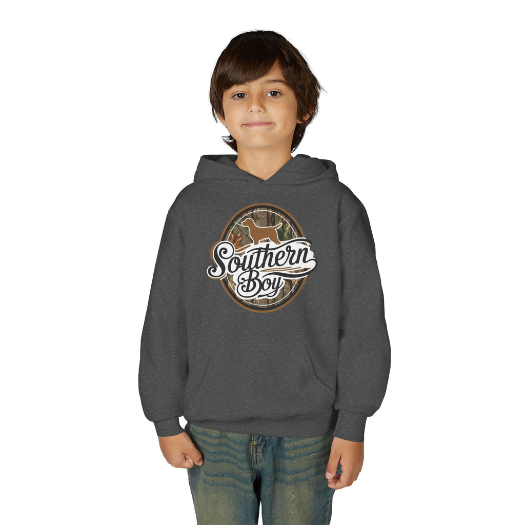 Youth Hoodie - "Southern Boy" Vintage Camo Logo