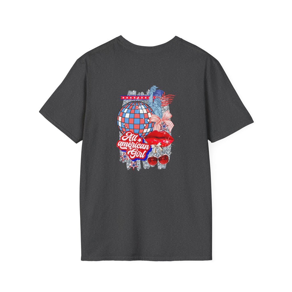 Patriotic Cherry Graphic T-Shirt