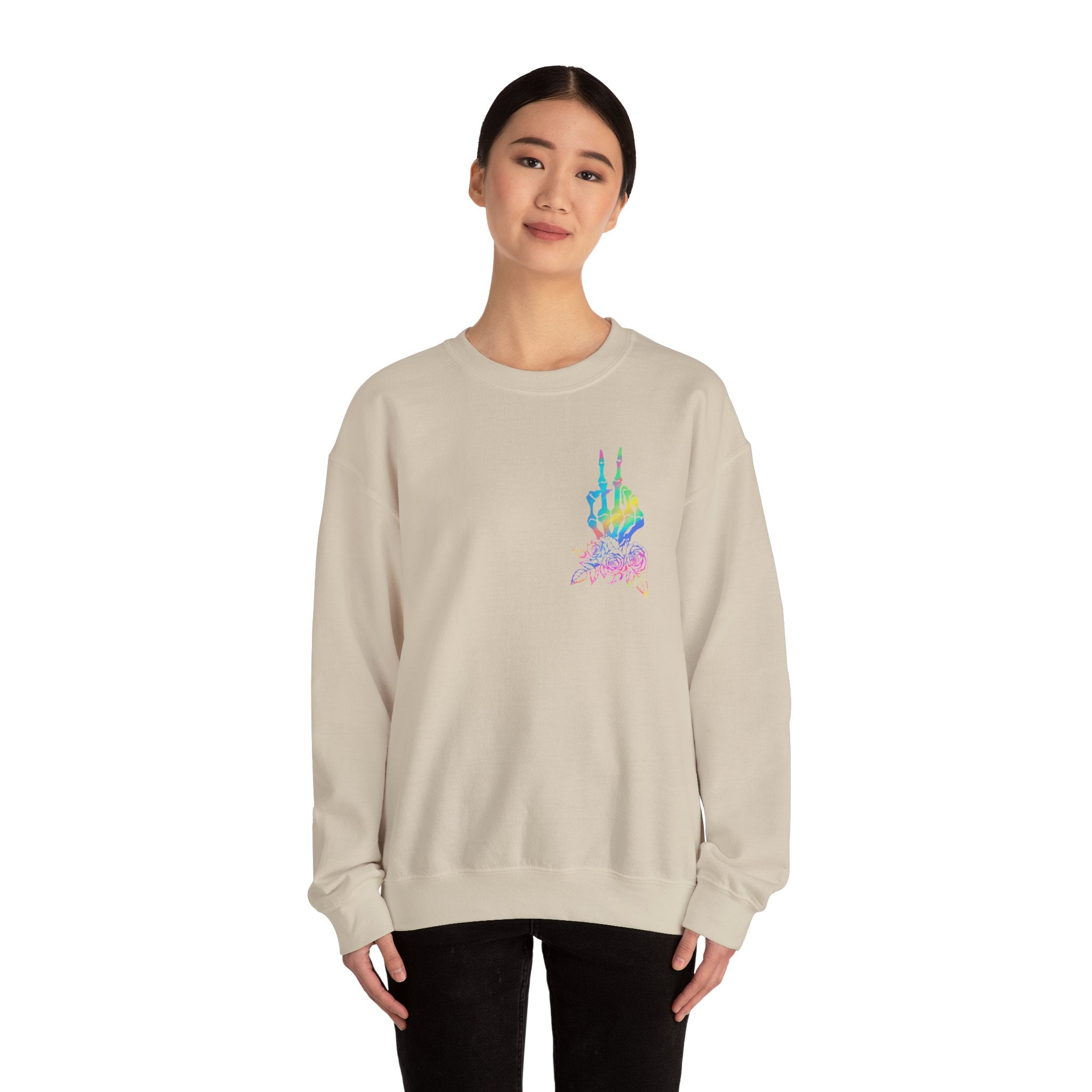 Difficult & Expensive Talks Back Crewneck Sweatshirt