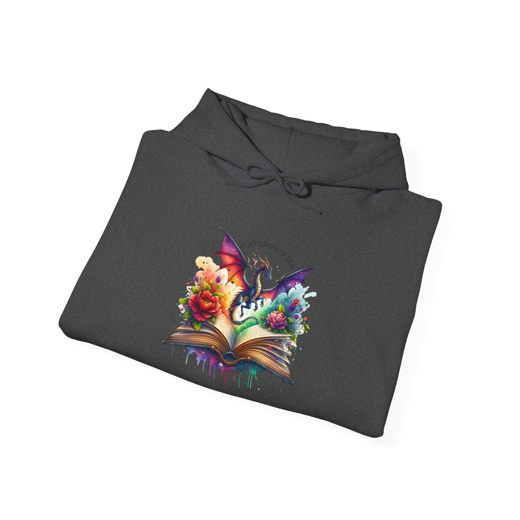 Fantasy Dragon Book Hoodie – Colorful Magic Storybook Sweatshirt