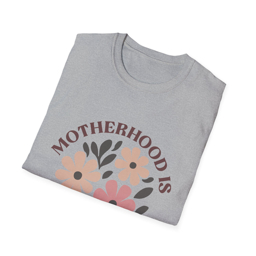 Motherhood Is Kingdom Work Floral T-Shirt
