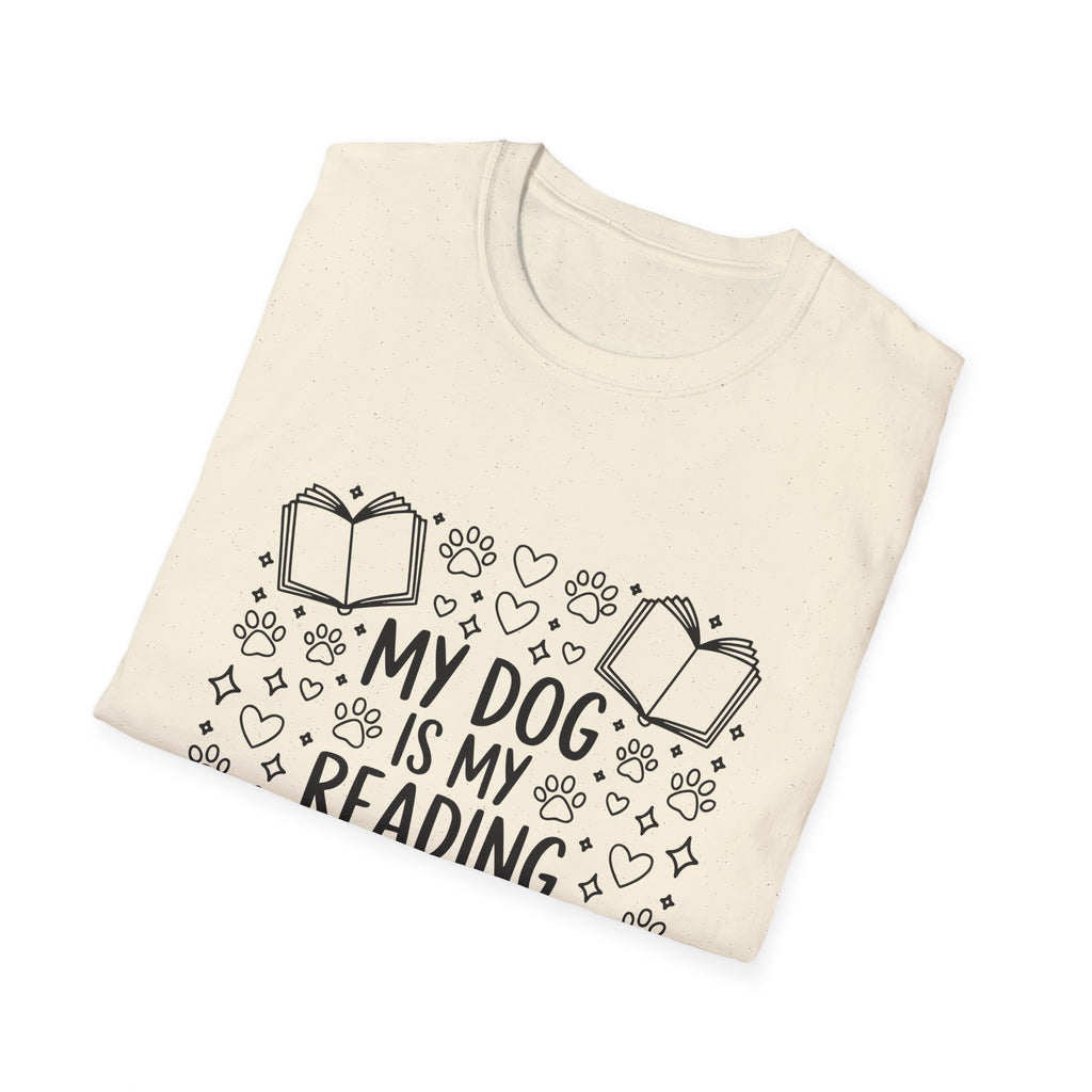 My Dog Is My Reading Buddy T-Shirt — Cute Book Lover & Dog Mom Tee