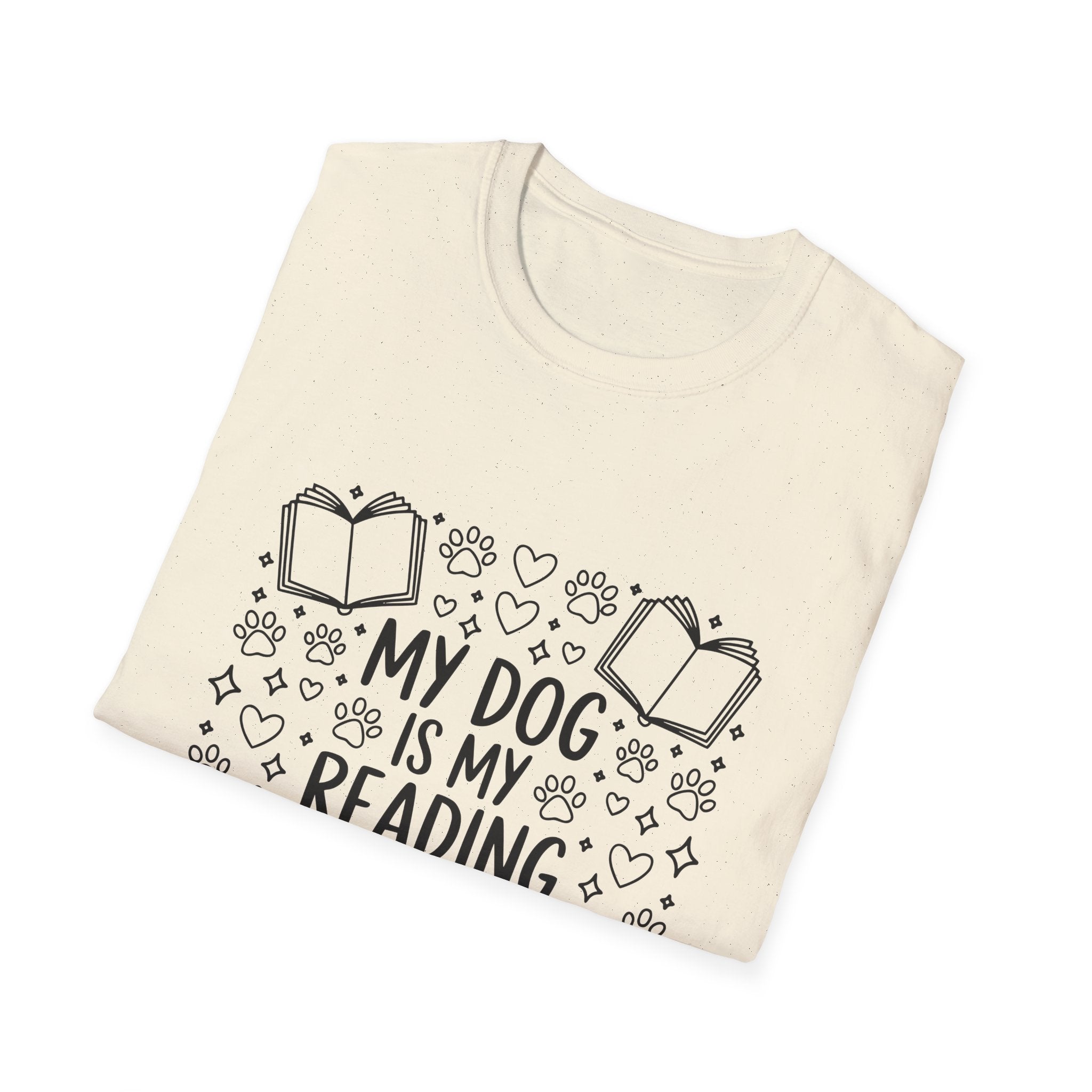 My Dog Is My Reading Buddy T-Shirt — Cute Book Lover & Dog Mom Tee
