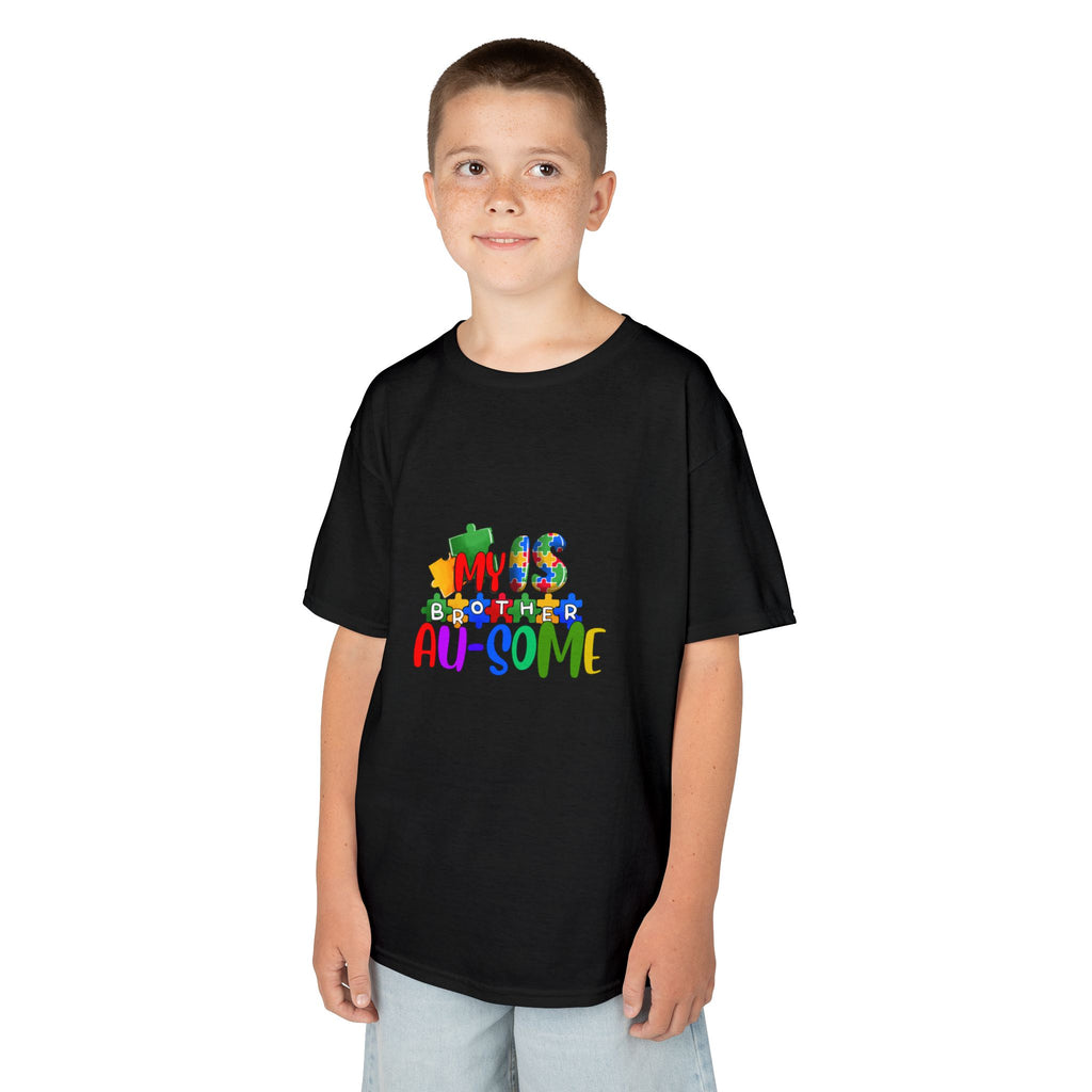 Kids Tee - "This Kid is Au-some" Colorful Autism Awareness Shirt