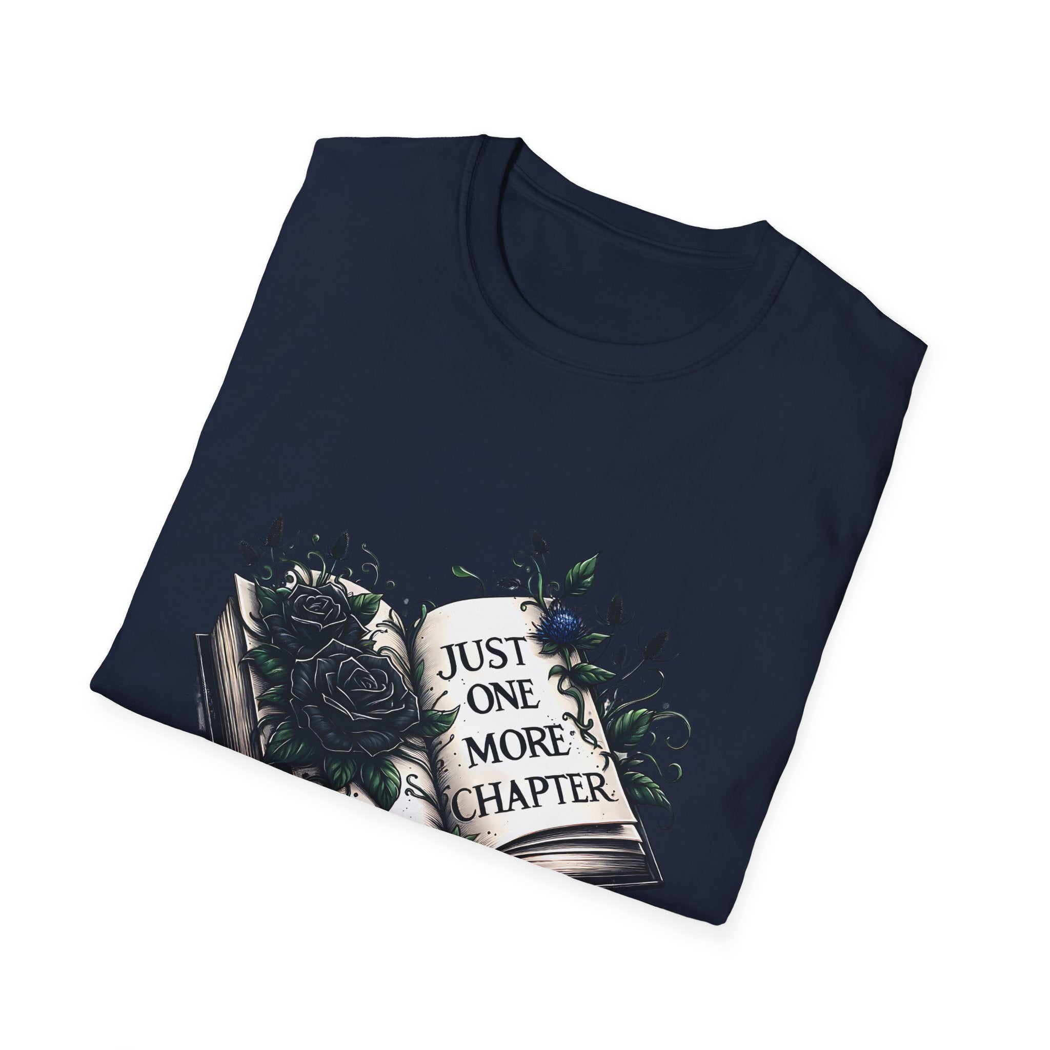 T-Shirt — "Just One More Chapter" Book Lover Tee