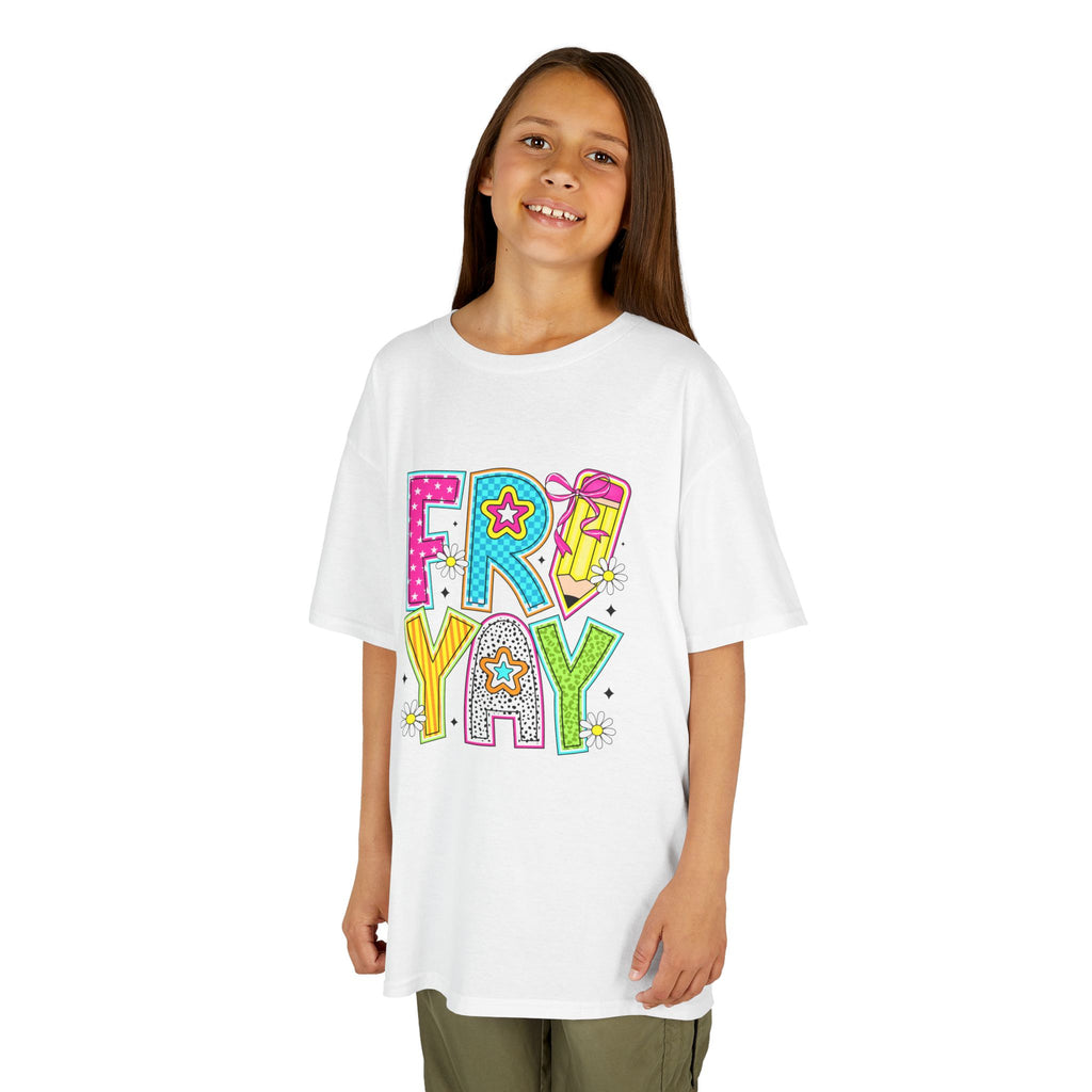 Kids "Fri-Yay" Colorful Celebration Tee