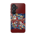 Coast Guard Wife Tough Phone Case — Patriotic Anchor & Lifebuoy Design