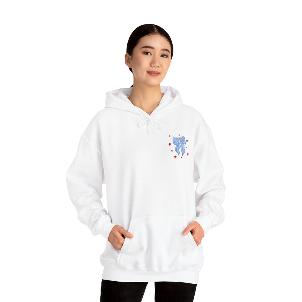 American Honey Hoodie — Retro Patriotic Graphic Sweatshirt